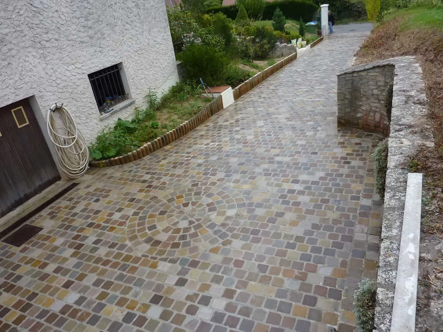 création pavage en grès neuf essonne 91