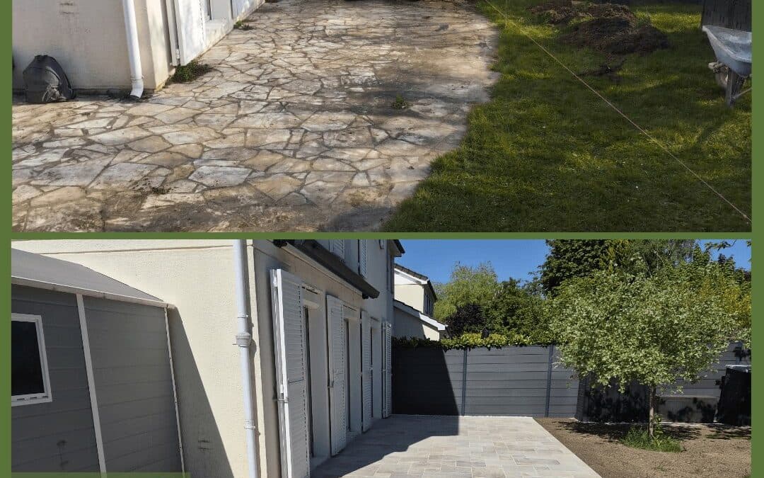 Création et agrandissement d’une terrasse dans les Yvelines