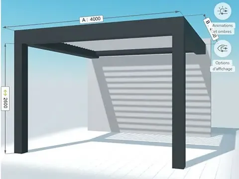 Pergola autoportante