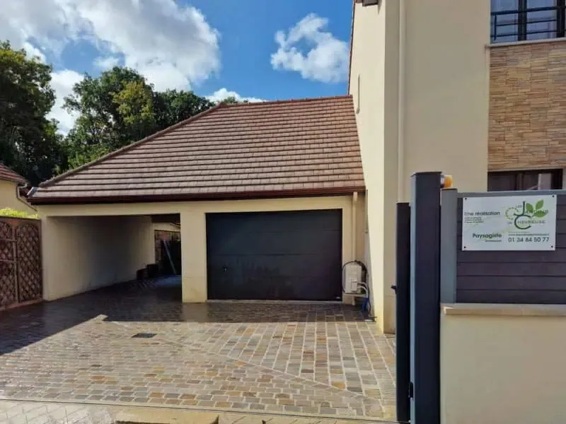 Allée Pose Grès neuf dans les yvelines 78